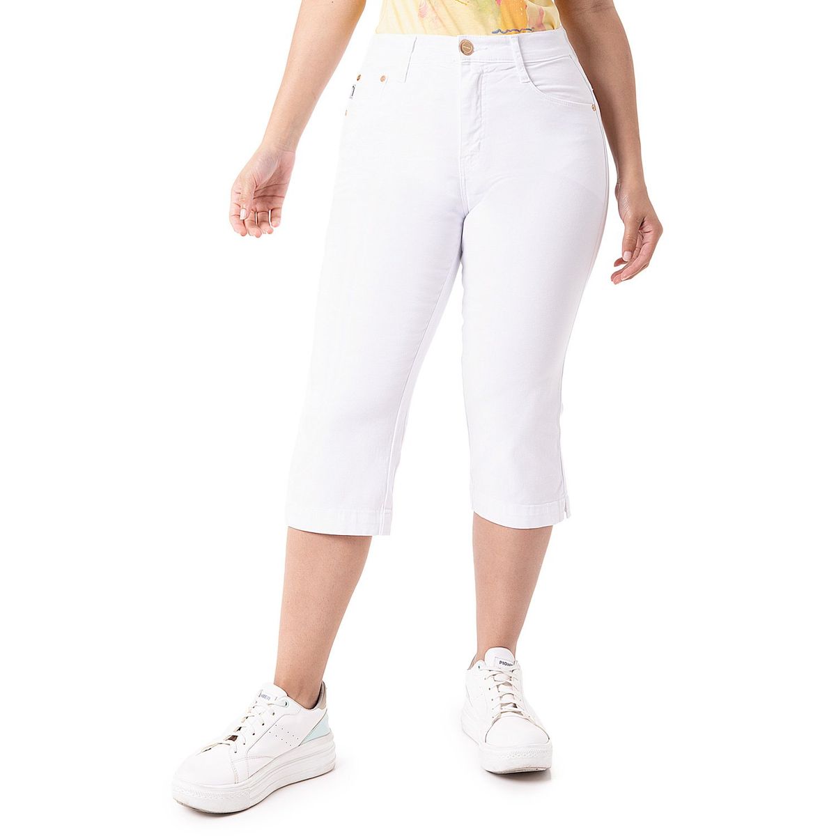 PIONIER - Pantalón Cropped Algodón Mujer Pionier