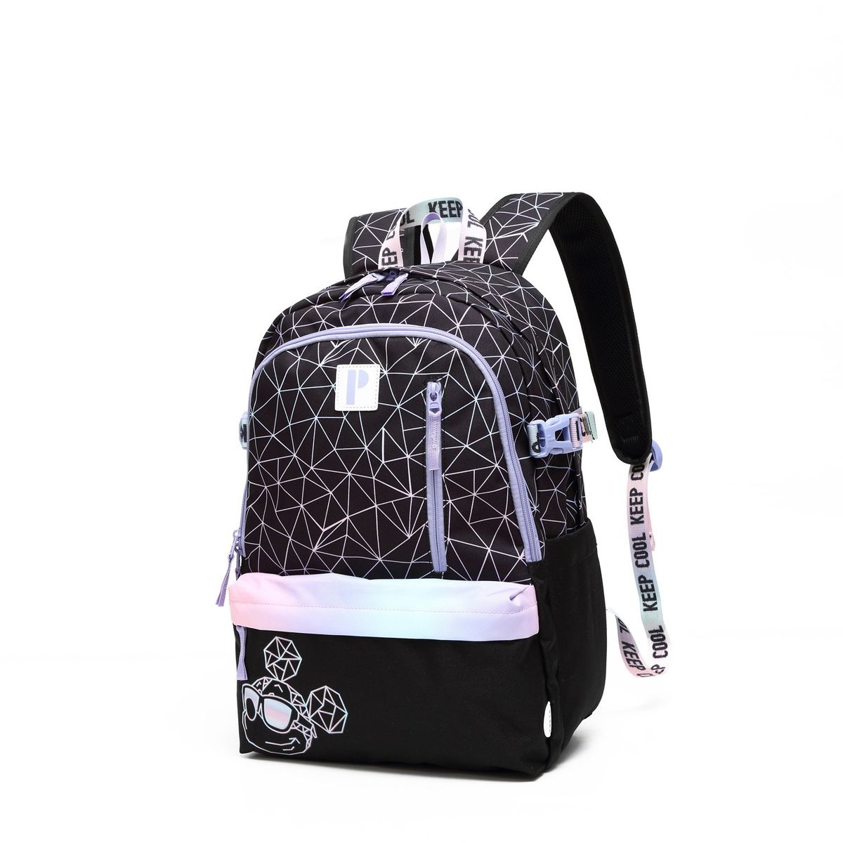 PORTA - Mochila Blanch Mickey Gradient Porta