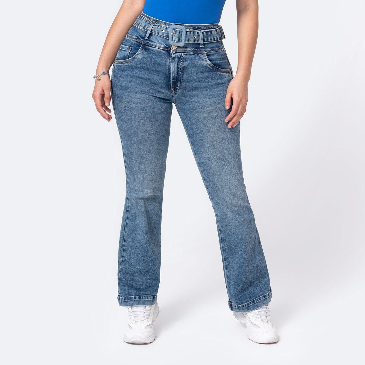 PIONIER - Jean Flare Algodón Mujer Pionier