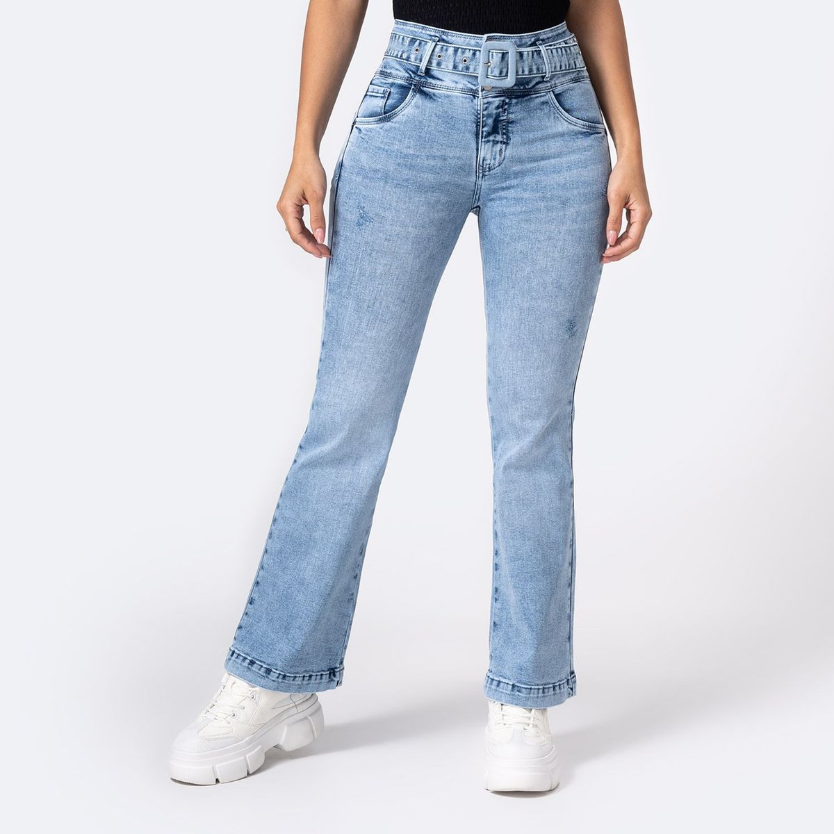 PIONIER - Jean Flare Algodón Mujer Pionier