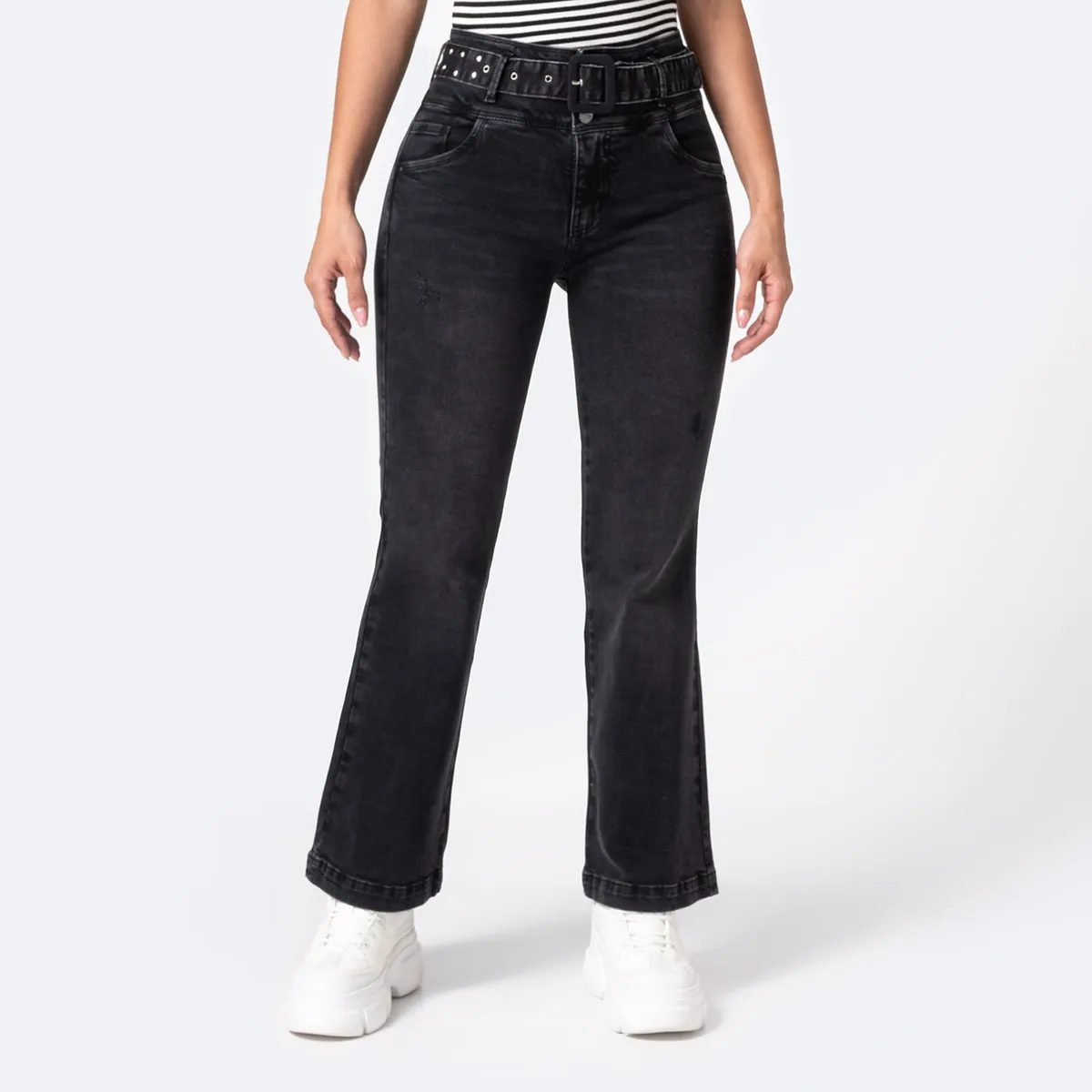 PIONIER - Jean Flare Algodón Mujer Pionier