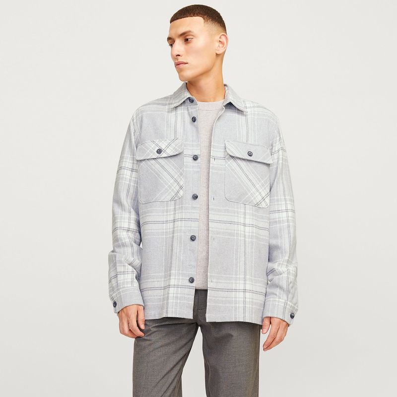 JACK&JONES - Camisa Manga Larga 100% Algodón Hombre Jack&jones