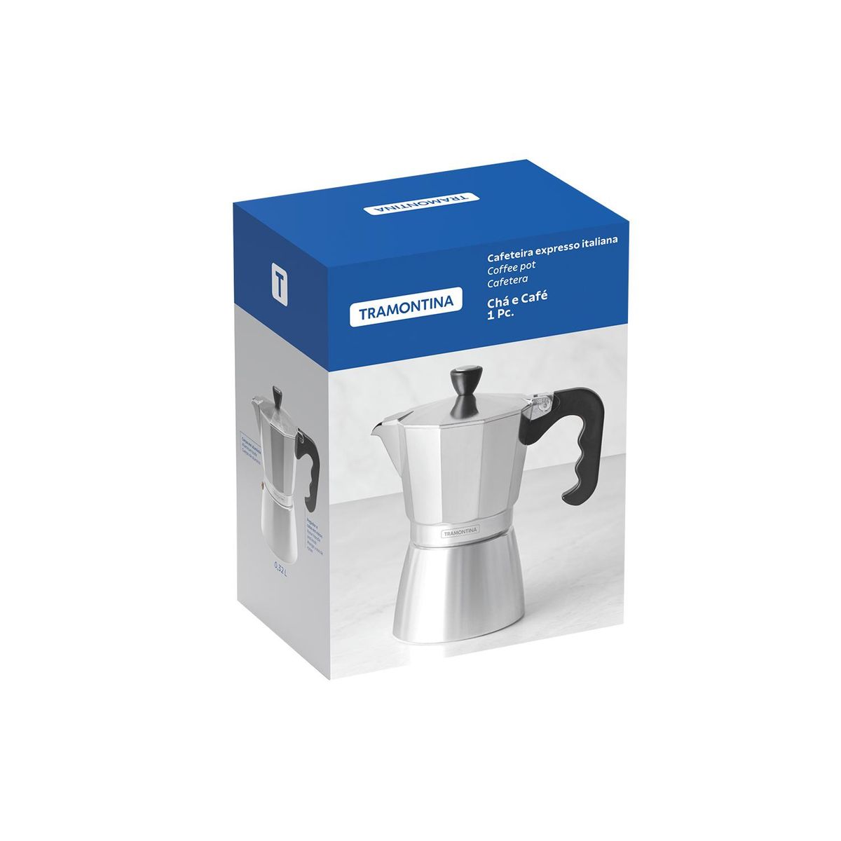TRAMONTINA - Cafetera Espresso Italiana Pl