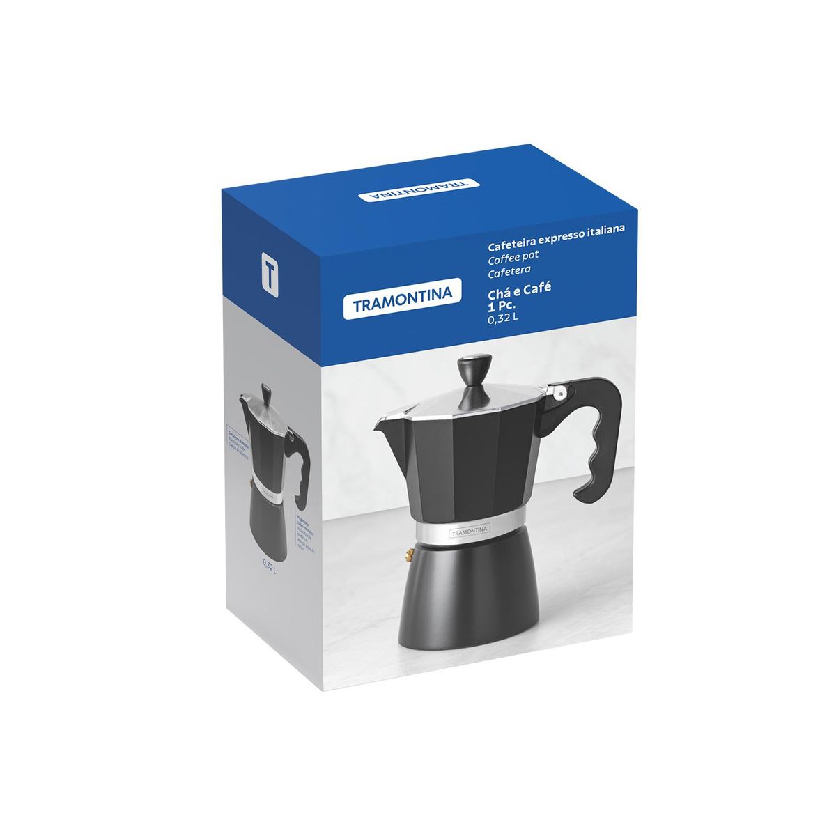 TRAMONTINA - Cafetera Espresso Italiana Ne