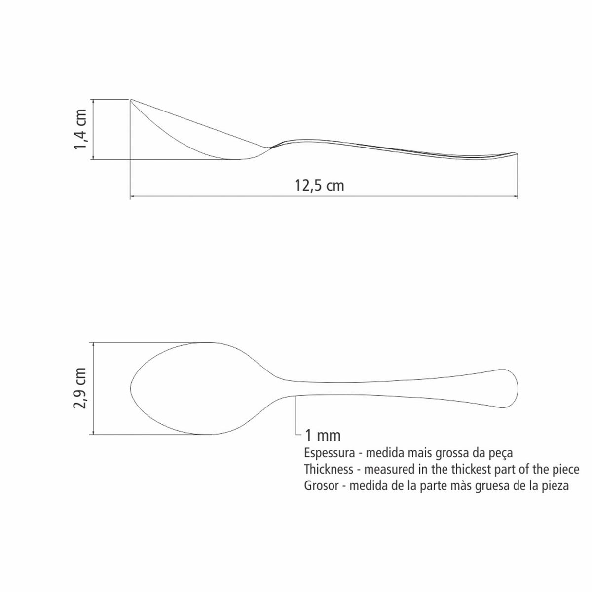TRAMONTINA - Cucharita De Te -  Havana