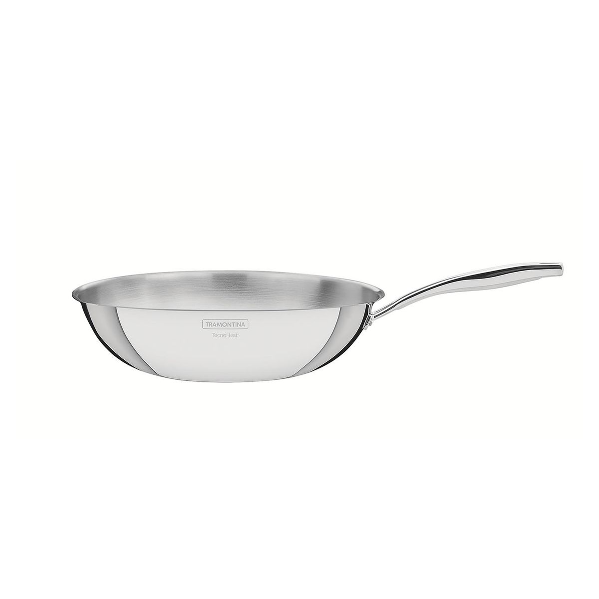 TRAMONTINA - Wok Acero Inoxidable Grano 28 cm