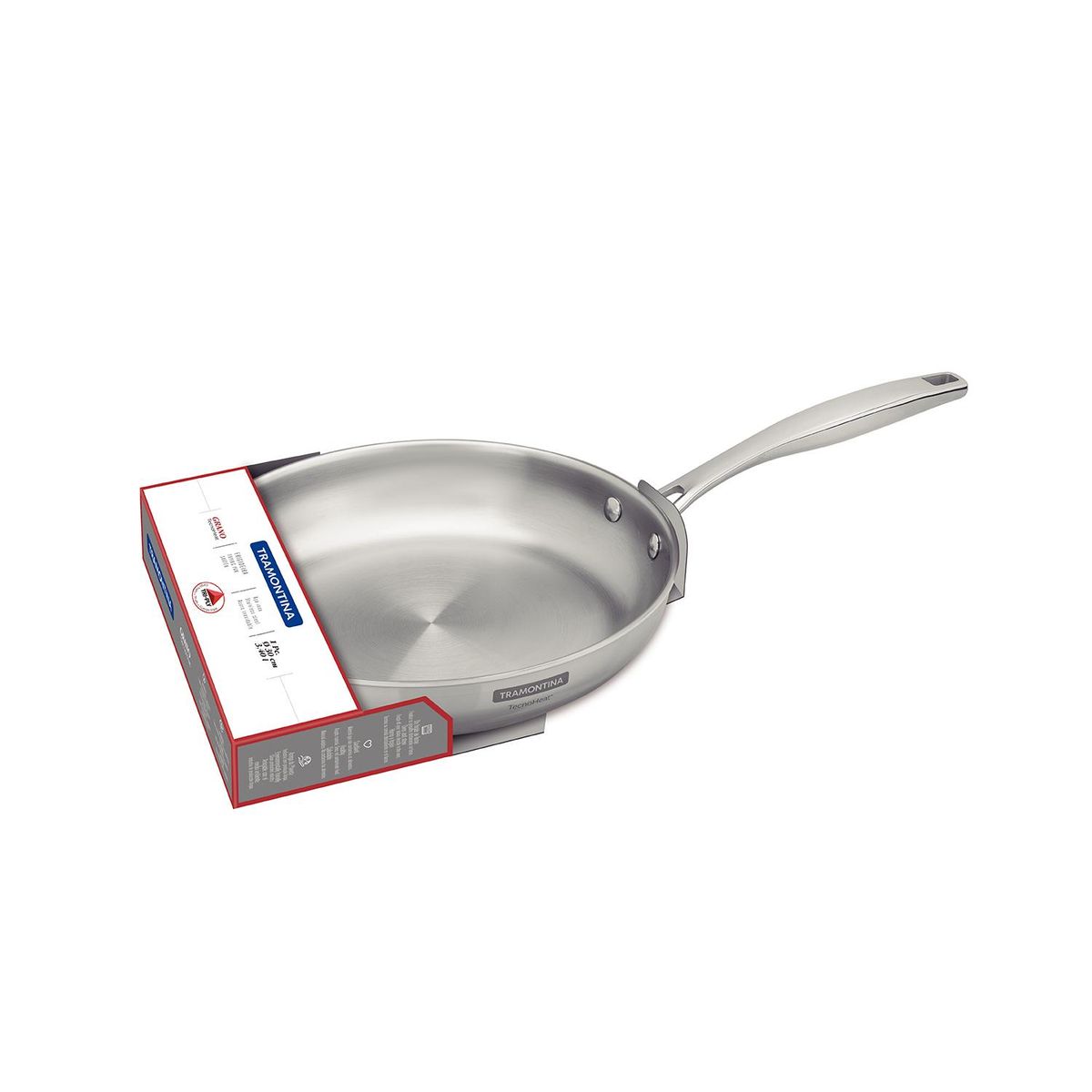 TRAMONTINA - Sartén Acero Inoxidable Grano 30 cm