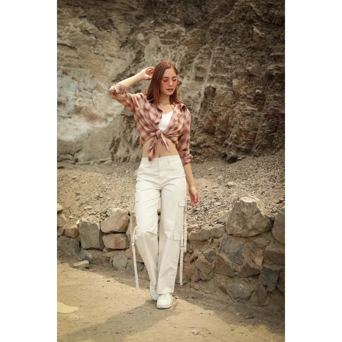 KANSAS - Jean Palazzo Tiro Alto Mujer Kansas