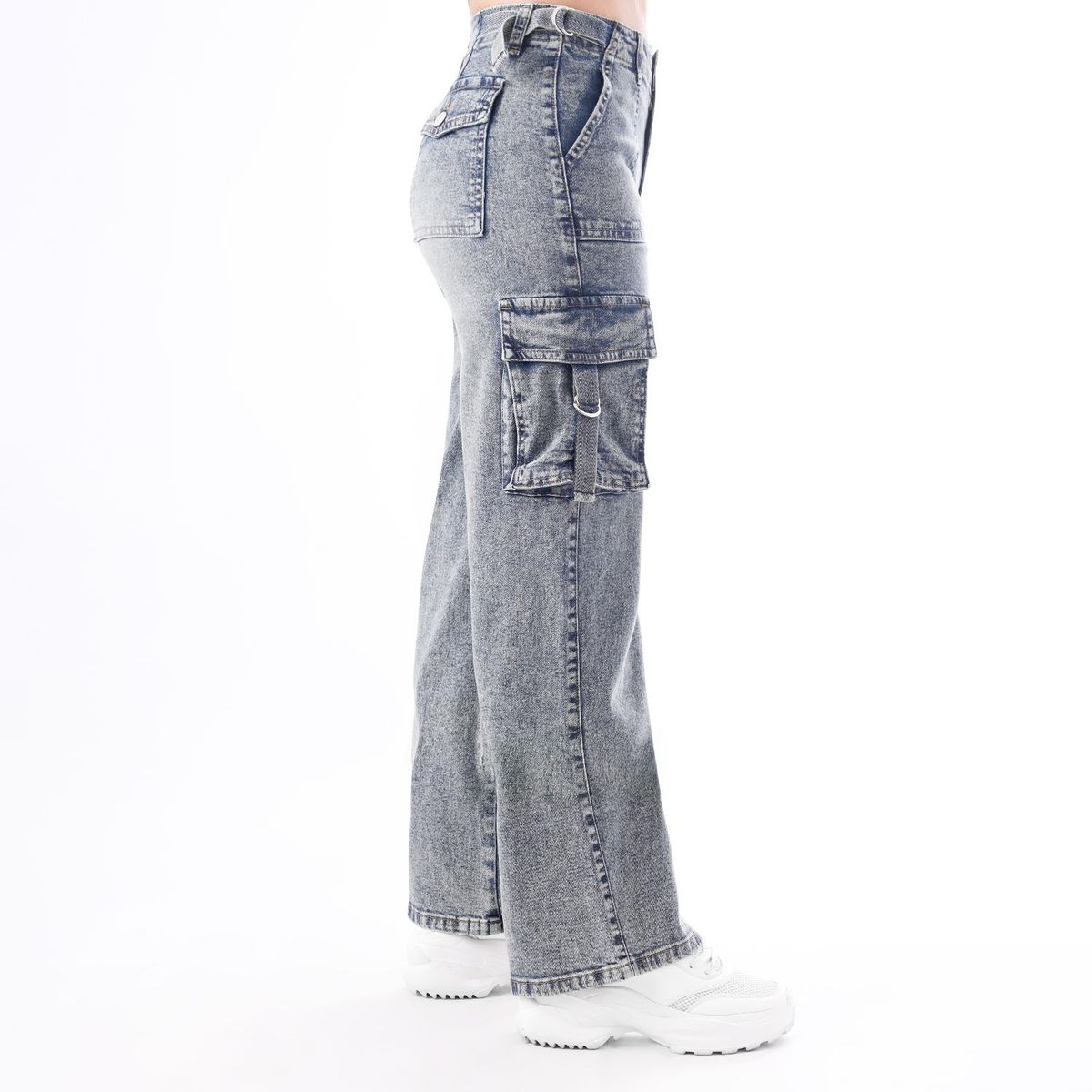 KANSAS - Jean Palazzo Algodón Mujer Kansas