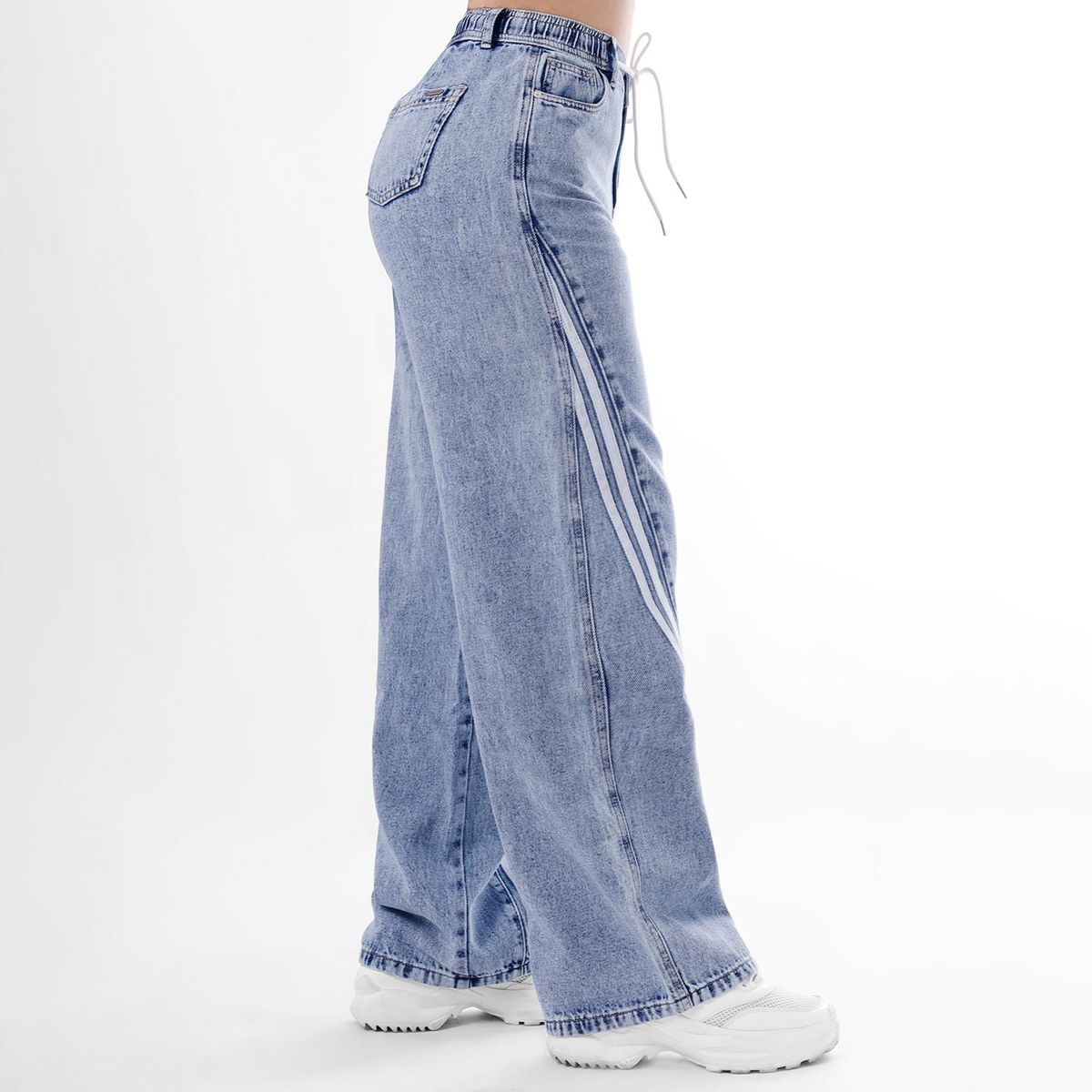 KANSAS - Jean Palazzo Algodón Mujer Kansas