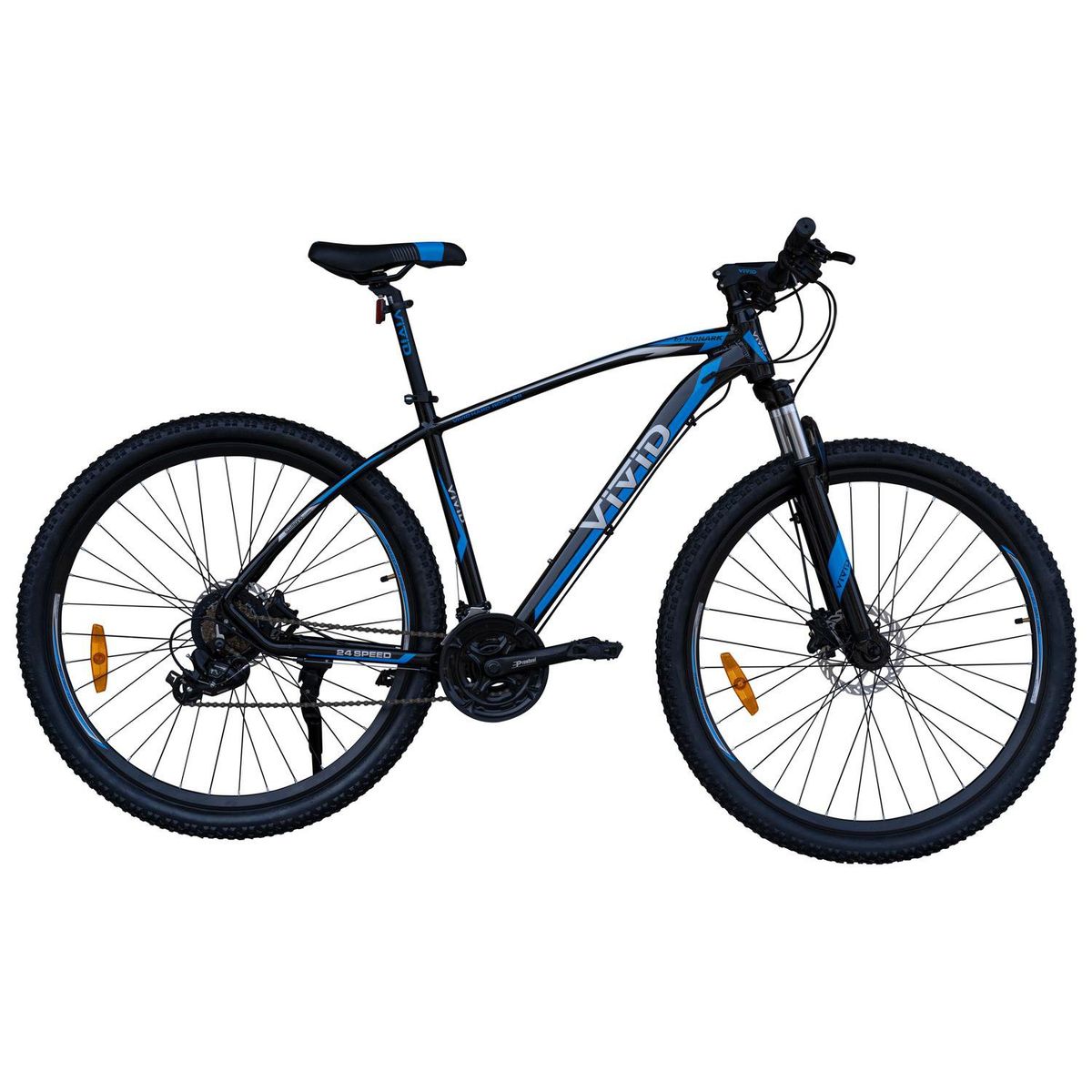 MONARK - Bicicleta Montañera Vivid By  Hard Rock Aro 29  Negro Azul Monark