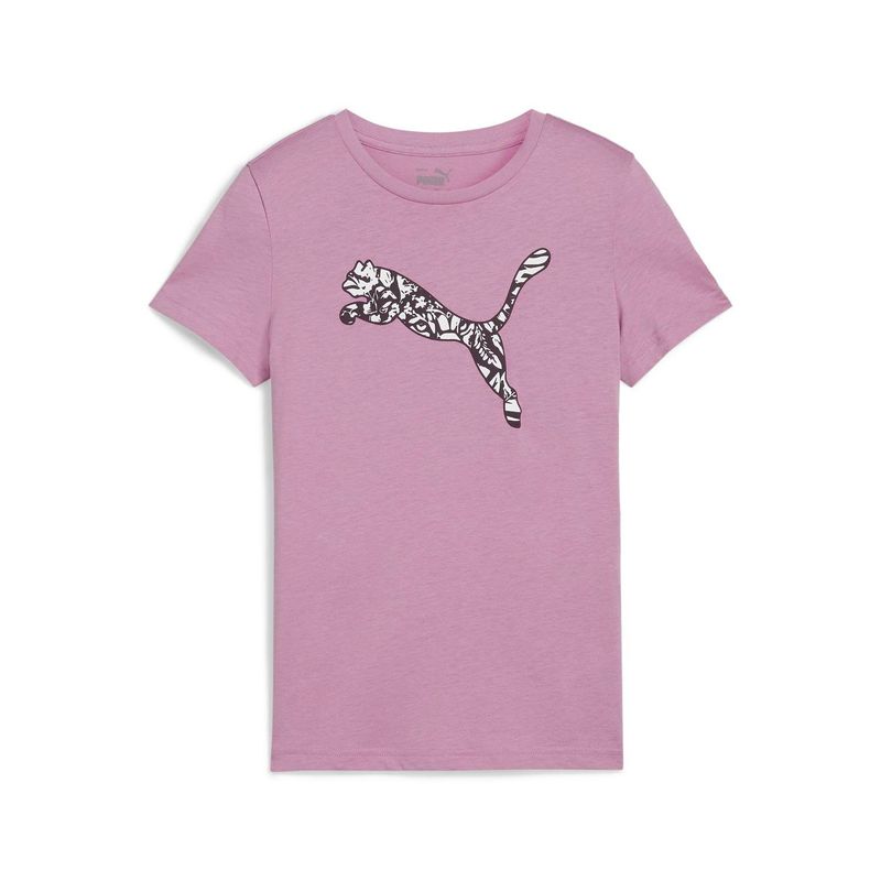 PUMA - Polo Niña Manga Corta Algodón Puma