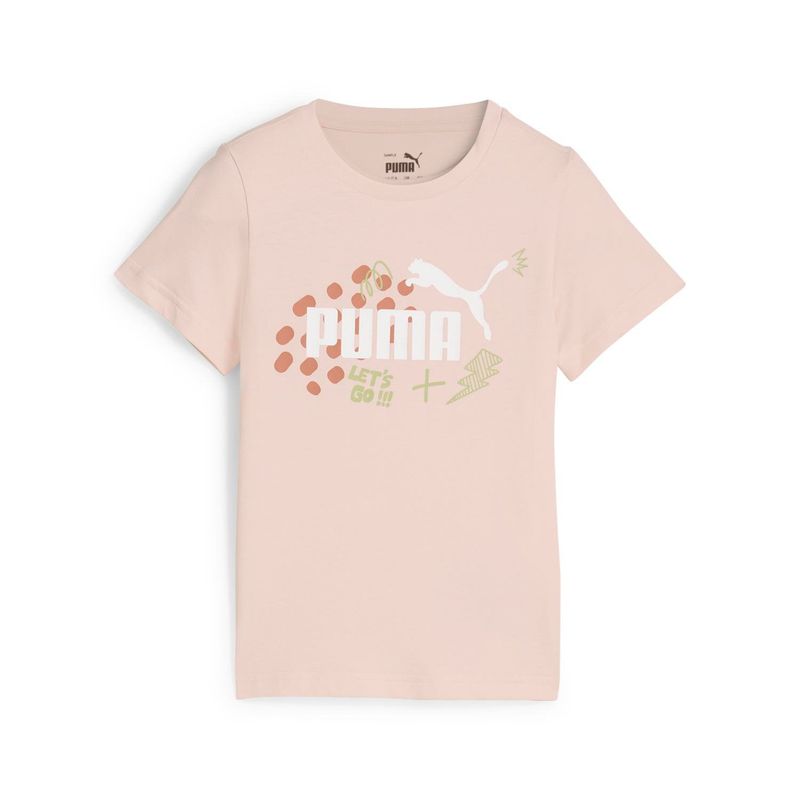 PUMA - Polo Niña Manga Corta Algodón Puma