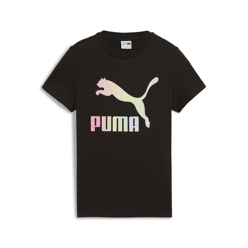 PUMA - Polo Niña Manga Corta Algodón Puma