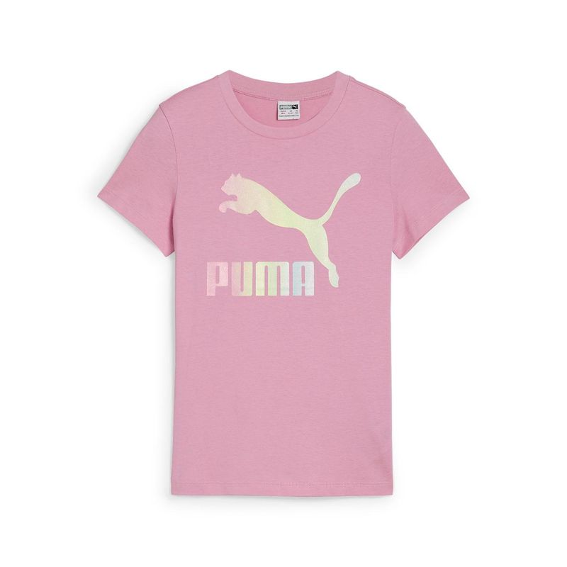 PUMA - Polo Niña Manga Corta Algodón Puma