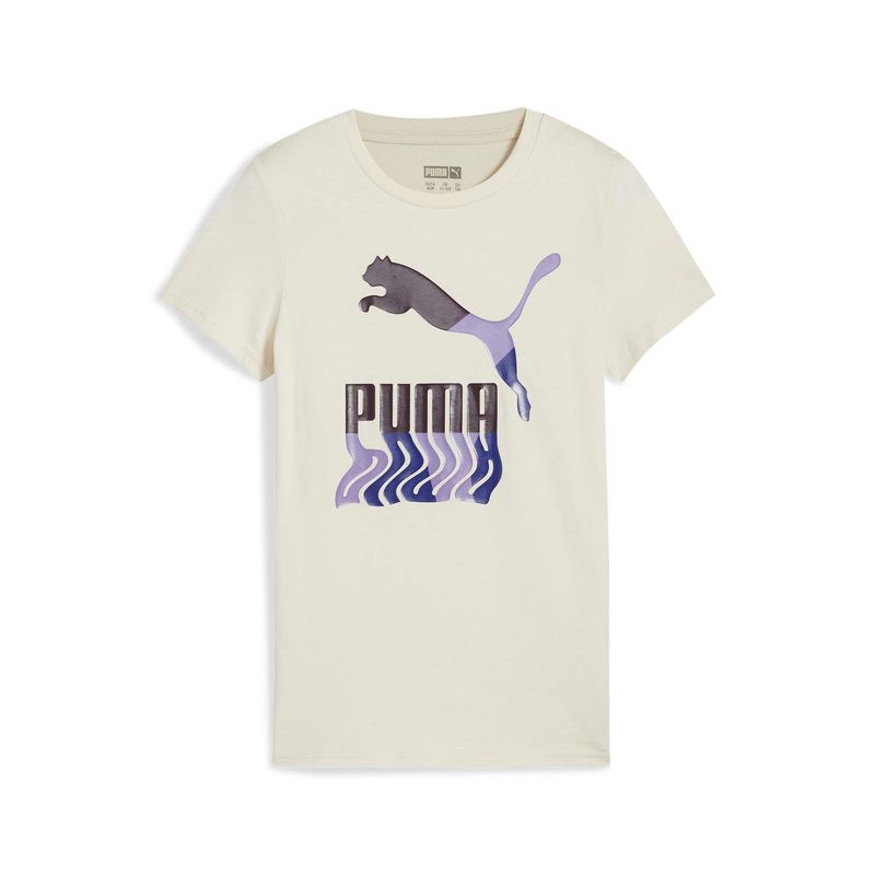 PUMA - Polo Niña Manga Corta Algodón Puma