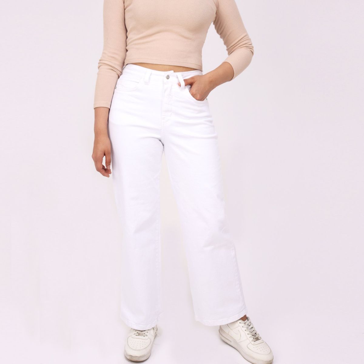 KAYRA POBLET - Jean Straight Algodón Mujer Kayra Poblet