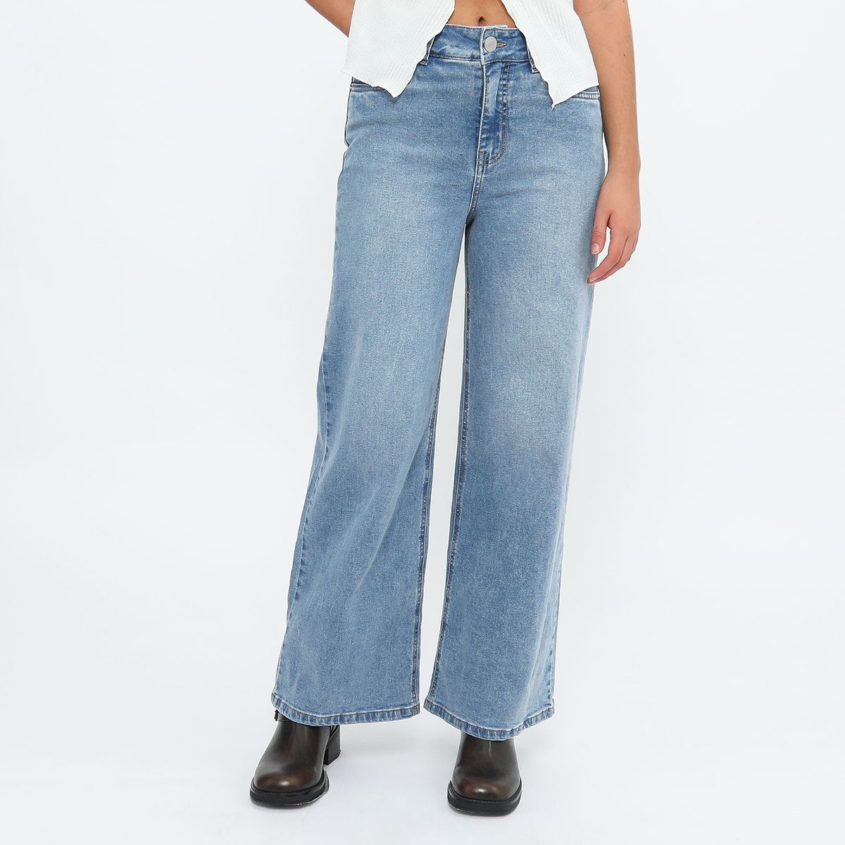DENIMLAB - Jean Wide Algodón Mujer Denimlab