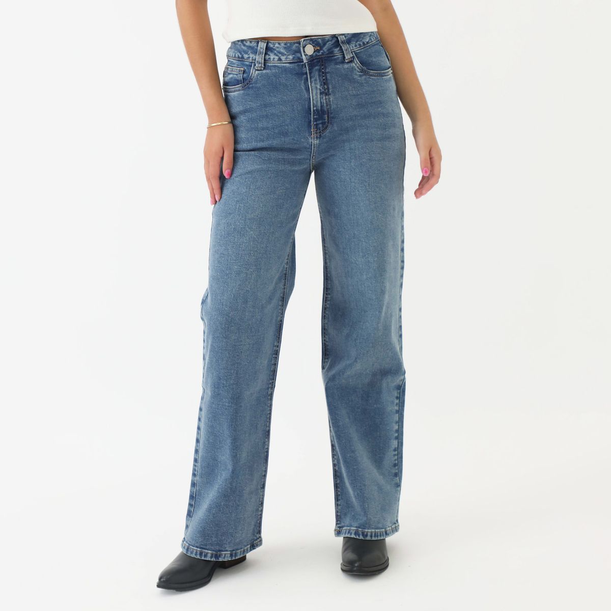 DENIMLAB - Jean Wide Algodón Mujer Denimlab