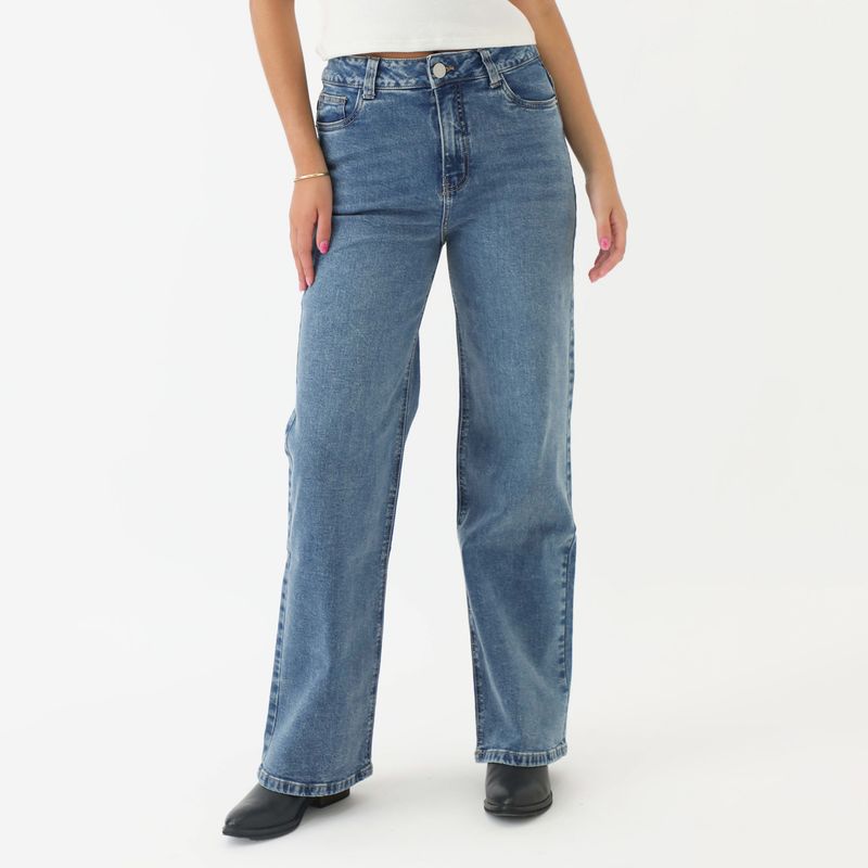 DENIMLAB - Jean Wide Algodón Mujer Denimlab