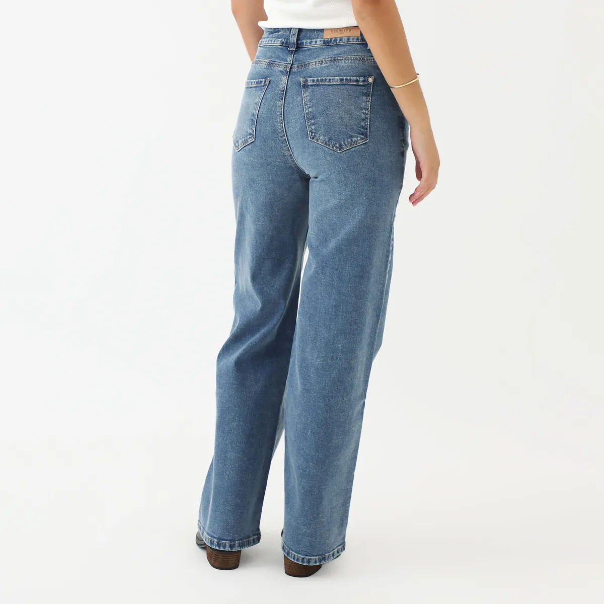 DENIMLAB - Jean Wide Algodón Mujer Denimlab