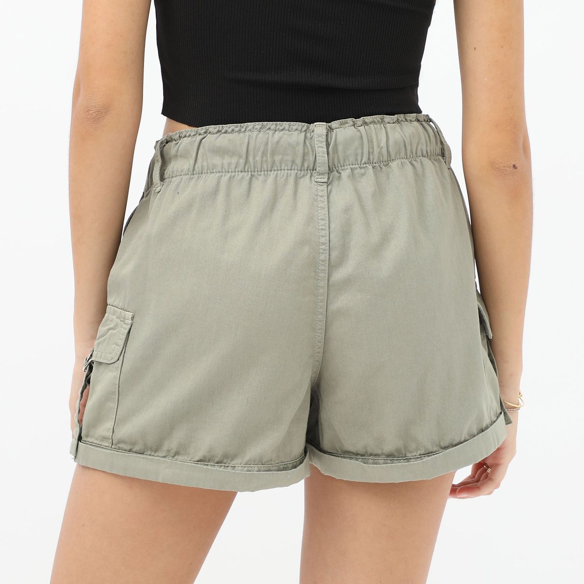 SYBILLA - Short 100% Algodón Mujer Sybilla