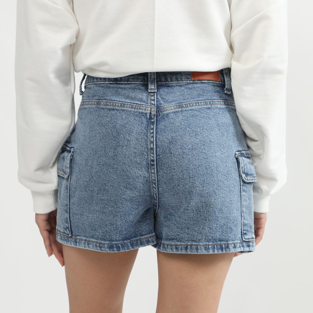 SYBILLA - Falda Short Algodón Mujer Sybilla