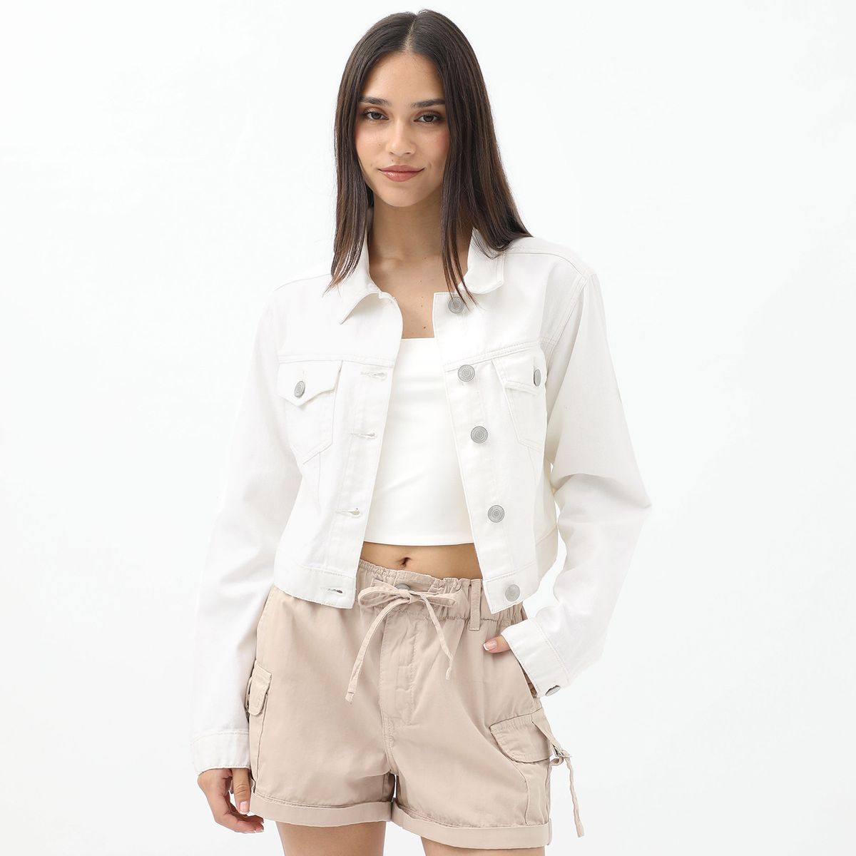 SYBILLA - Casaca 100% Algodón Mujer Sybilla