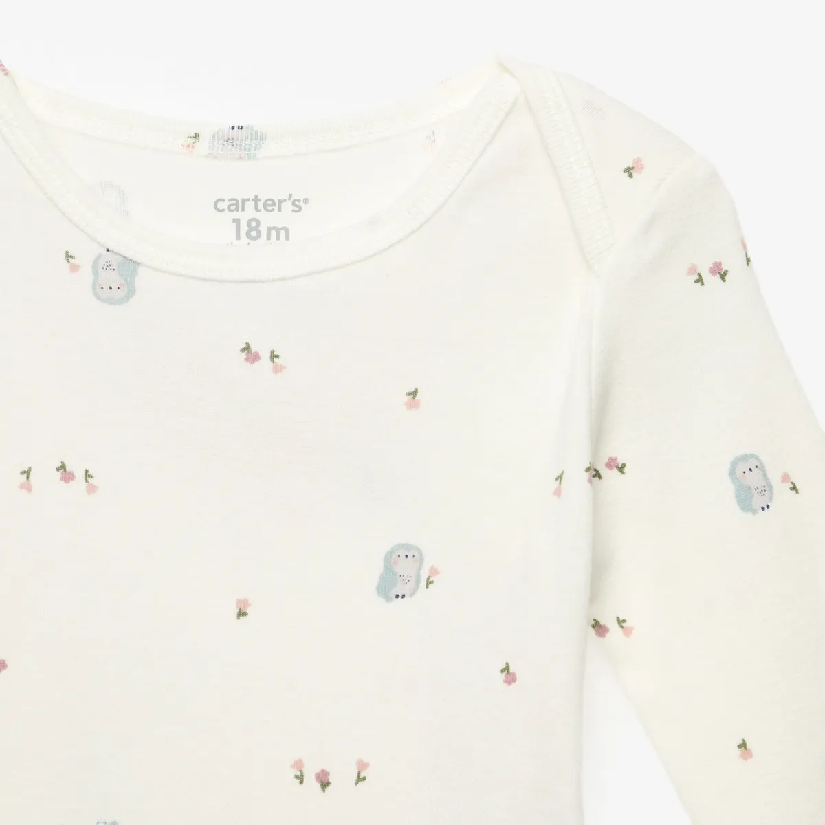 CARTER'S - Body Bebé Niña Pack X4 Algodón Carters