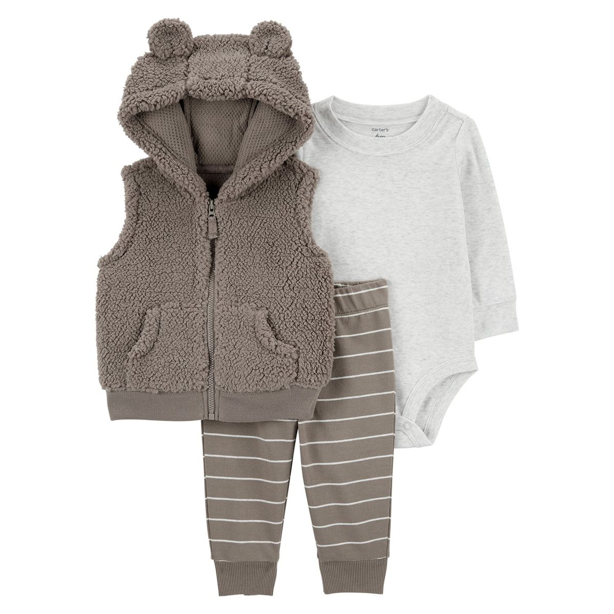 CARTER'S - Conjunto Bebé Niño 3 Piezas Algodón Carters