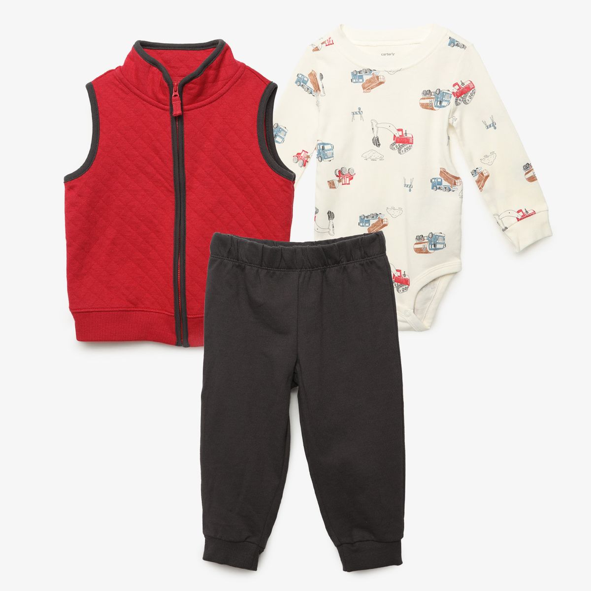 CARTER'S - Conjunto Bebé Niño 3 Piezas Algodón Carters
