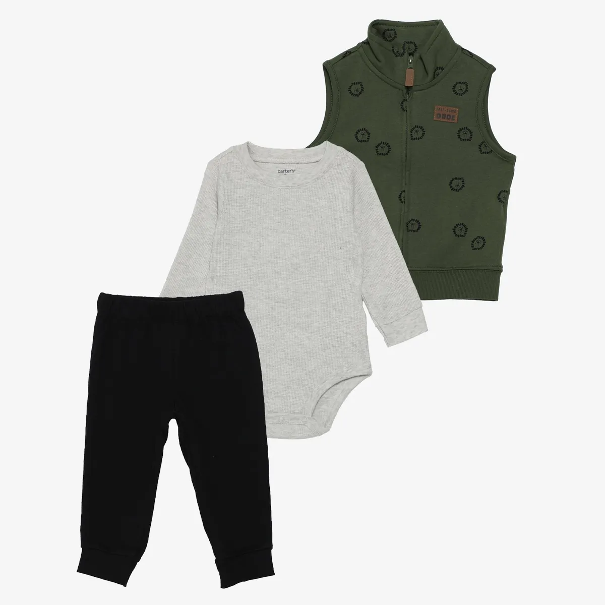 CARTER'S - Conjunto Bebé Niño 3 Piezas Algodón Carters