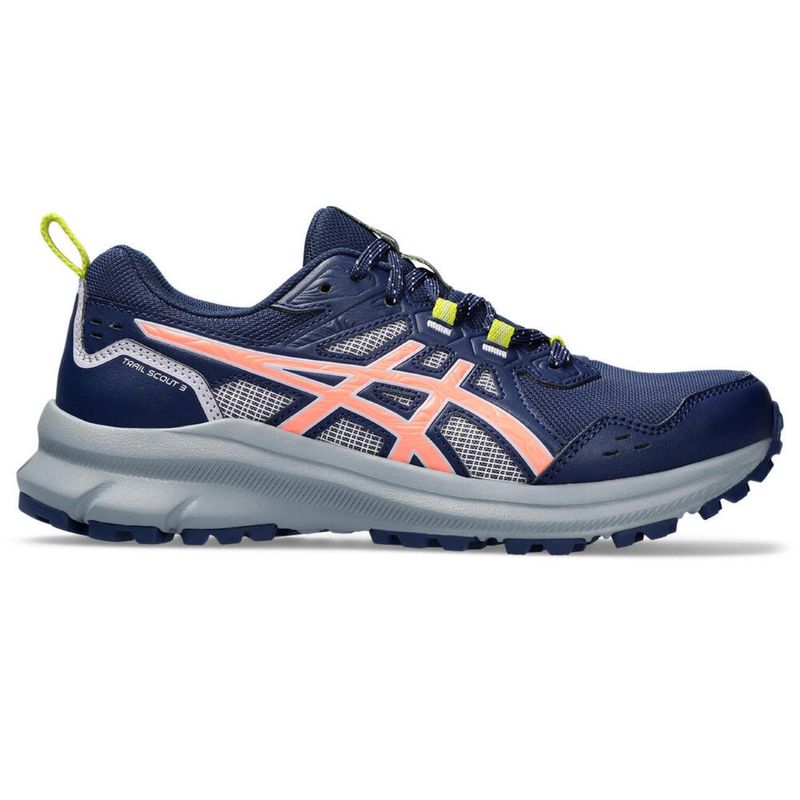 ASICS - Zapatillas Deportivas Trail Scout 3 Blue/Coral Mujer Asics
