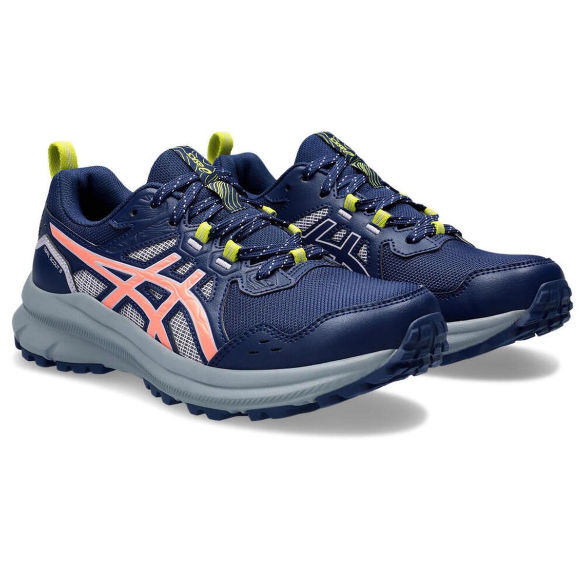 ASICS - Zapatillas Deportivas Trail Scout 3 Blue/Coral Mujer Asics