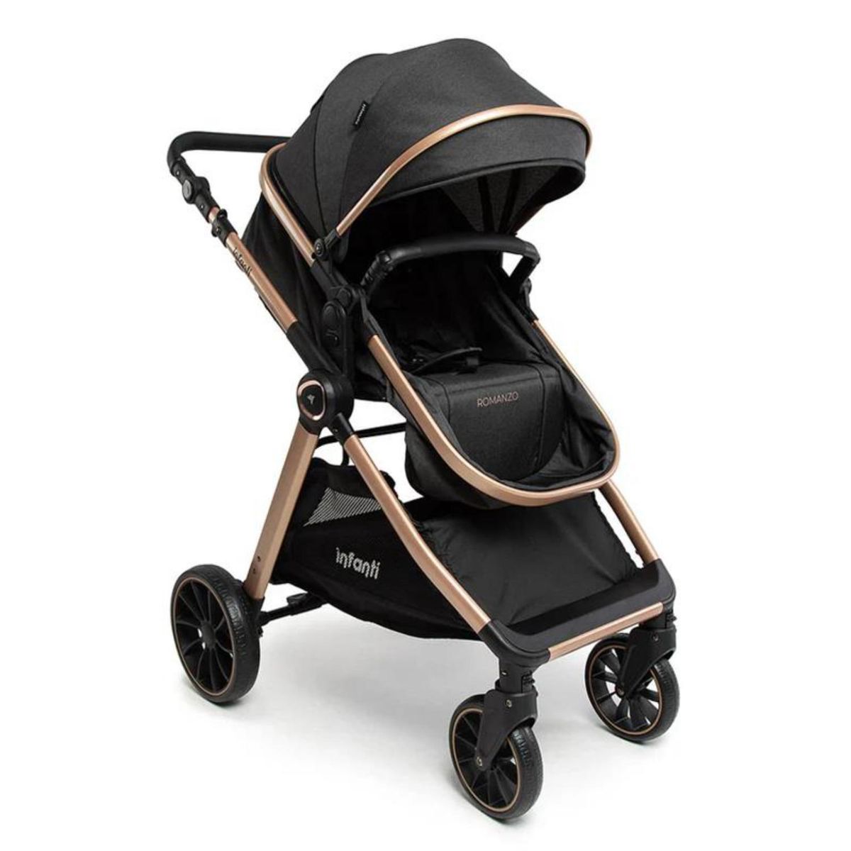 INFANTI - Coche Travel System Romanzo X1-d Negro Infanti