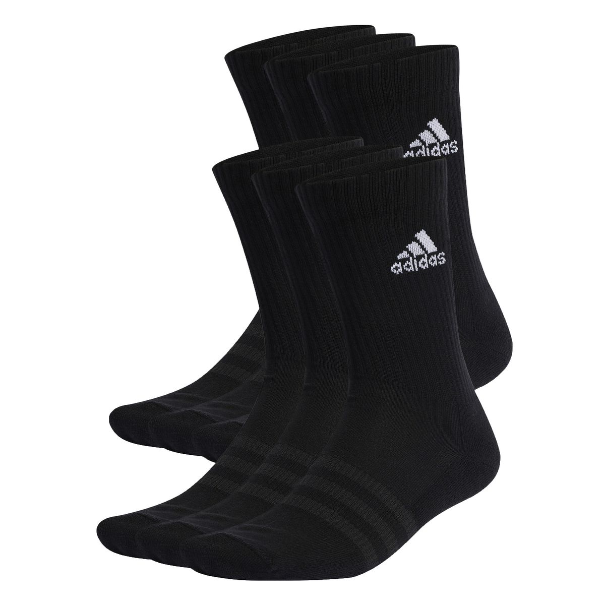 ADIDAS - 6 Pack de Medias Unisex Adidas Clásicas Acolchadas Sportswear