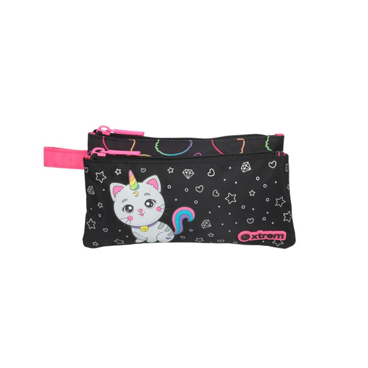 XTREM - Cartuchera Trinity 5xt Black Cat Xtrem