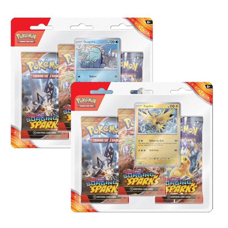 POKEMON - Cartas Pokemon Tcg Surging Sparks-3pk Blist Español