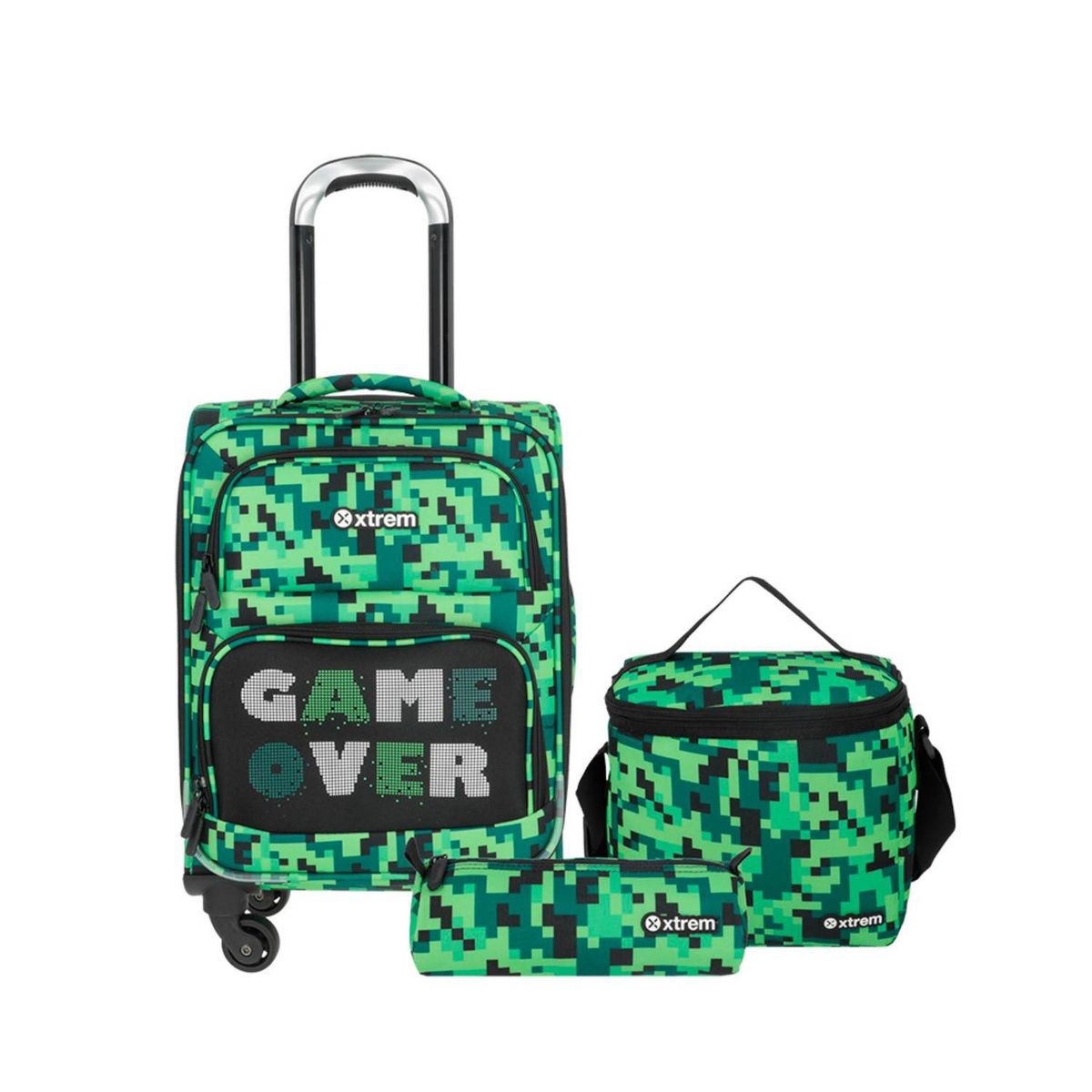 XTREM - Mochila Con Ruedas Speedy Pack 5xt Green Pixels Xtrem