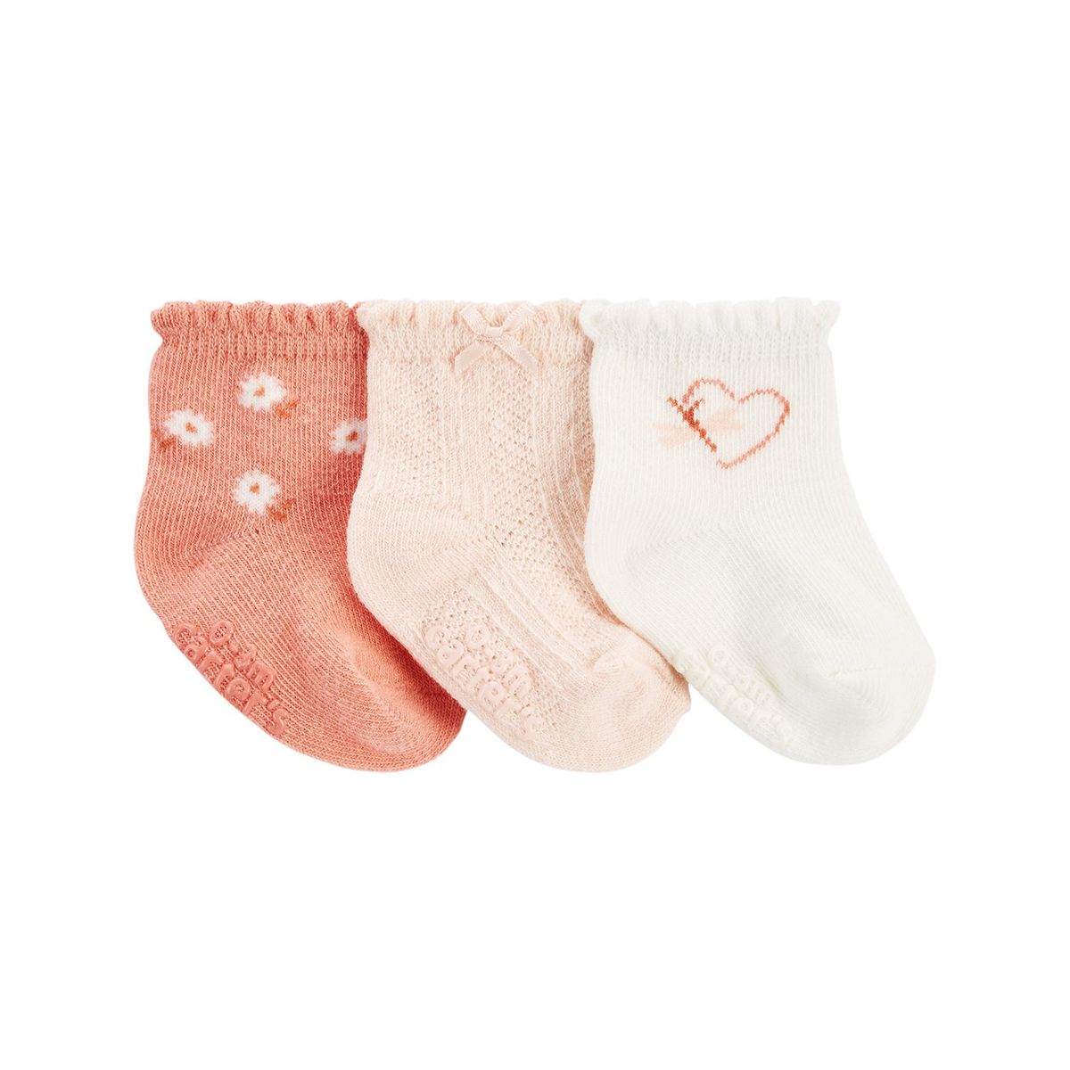 CARTER'S - Medias Bebé Niña Pack X3 Carters