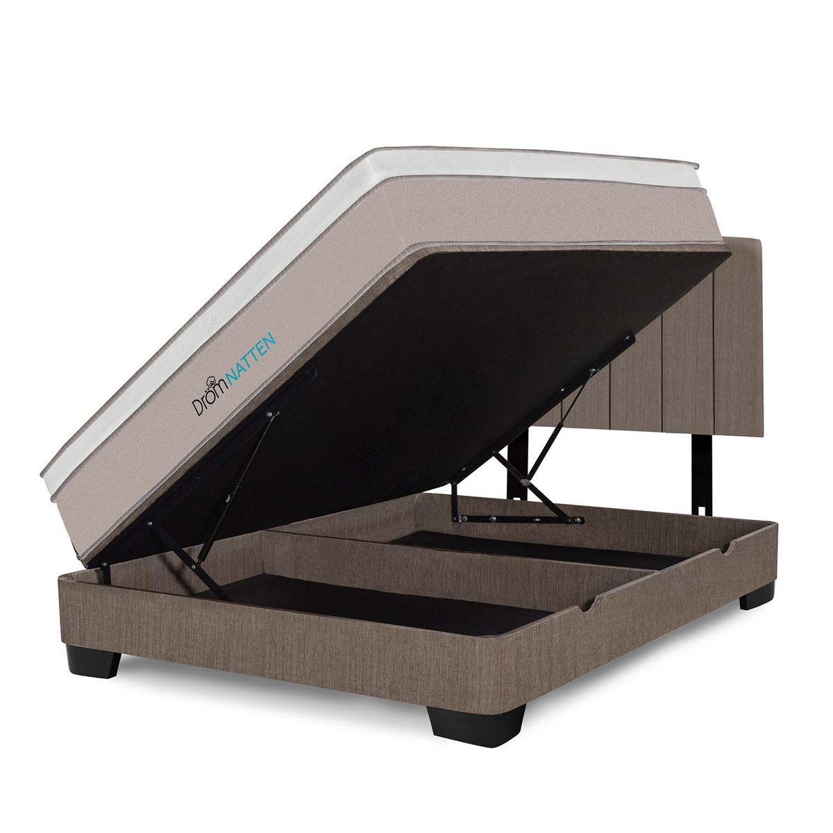 DROM - Dormitorio Boxet Natten 2 Plz + 2 Almohadas Viscoelásticas + Protector