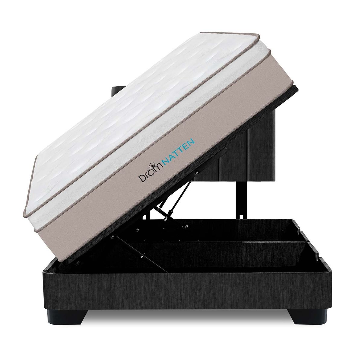 DROM - Dormitorio Boxet Natten 2 Plz + 2 Almohadas Viscoelásticas + Protector