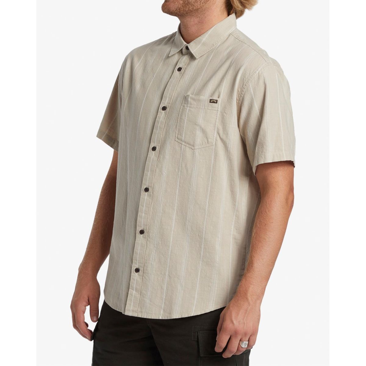 BILLABONG - Camisa Manga Corta 100% Algodón Casual Hombre Billabong