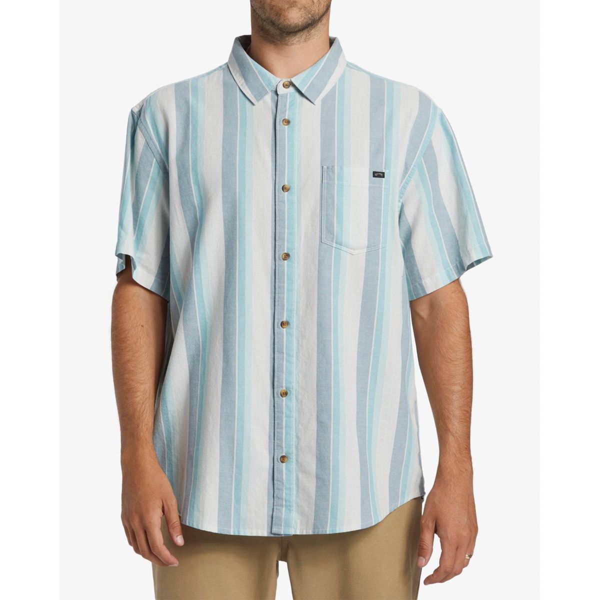 BILLABONG - Camisa Manga Corta 100% Algodón Casual Hombre Billabong