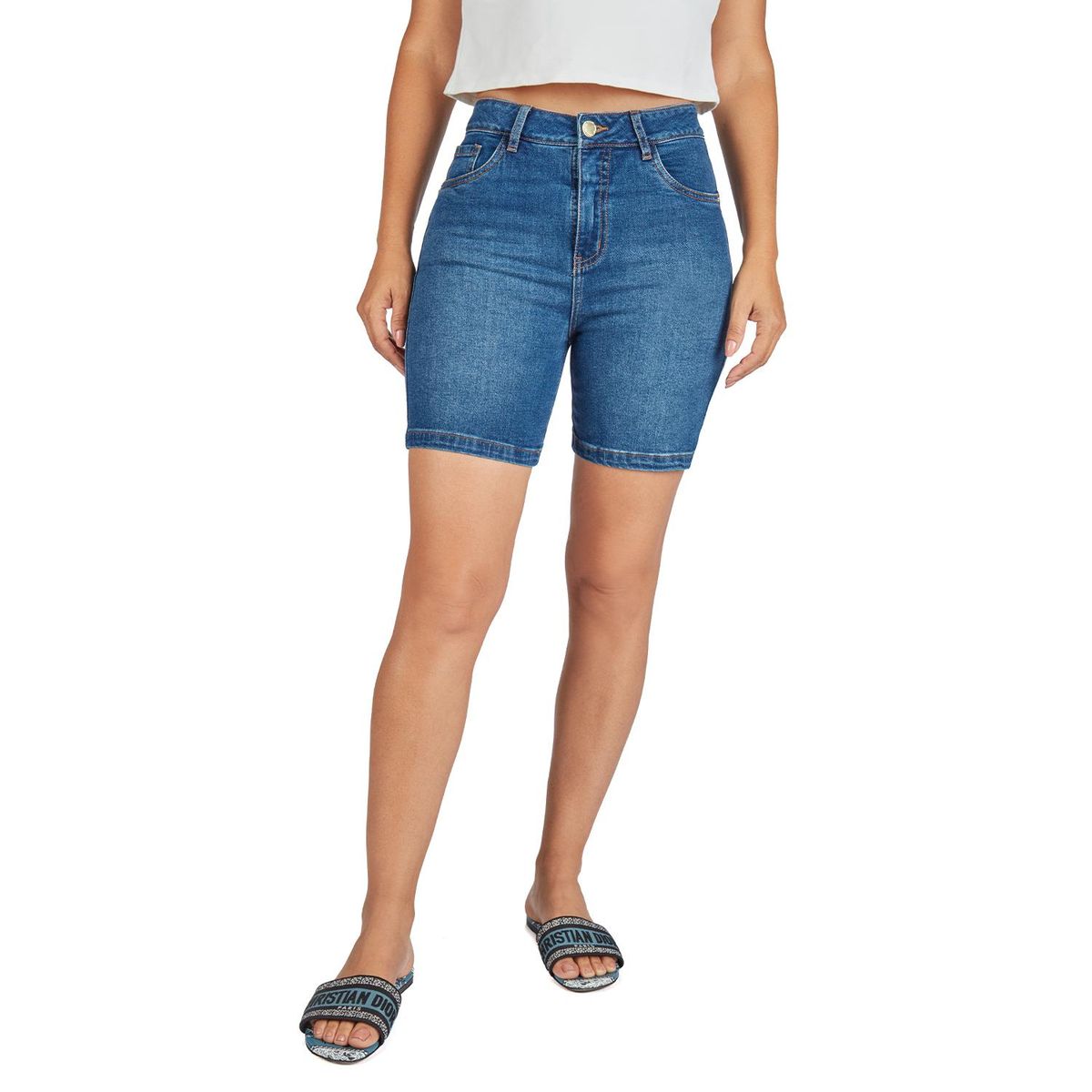 VRP BY VIVIANA RIVAS PLATA - Bermuda Algodón Mujer Vrp By Viviana Rivas Plata