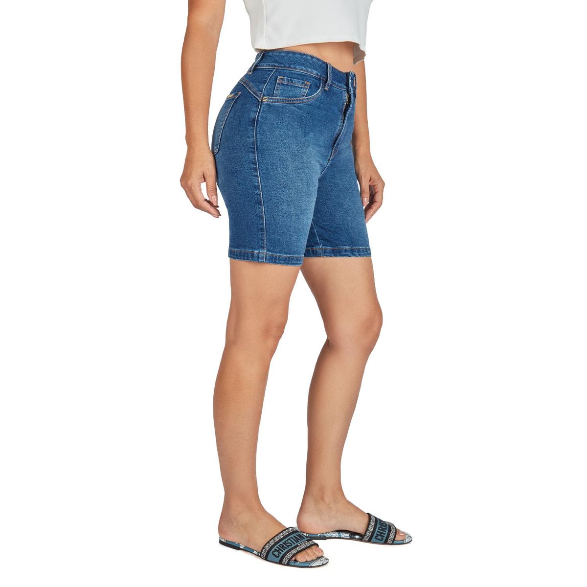 VRP BY VIVIANA RIVAS PLATA - Bermuda Algodón Mujer Vrp By Viviana Rivas Plata