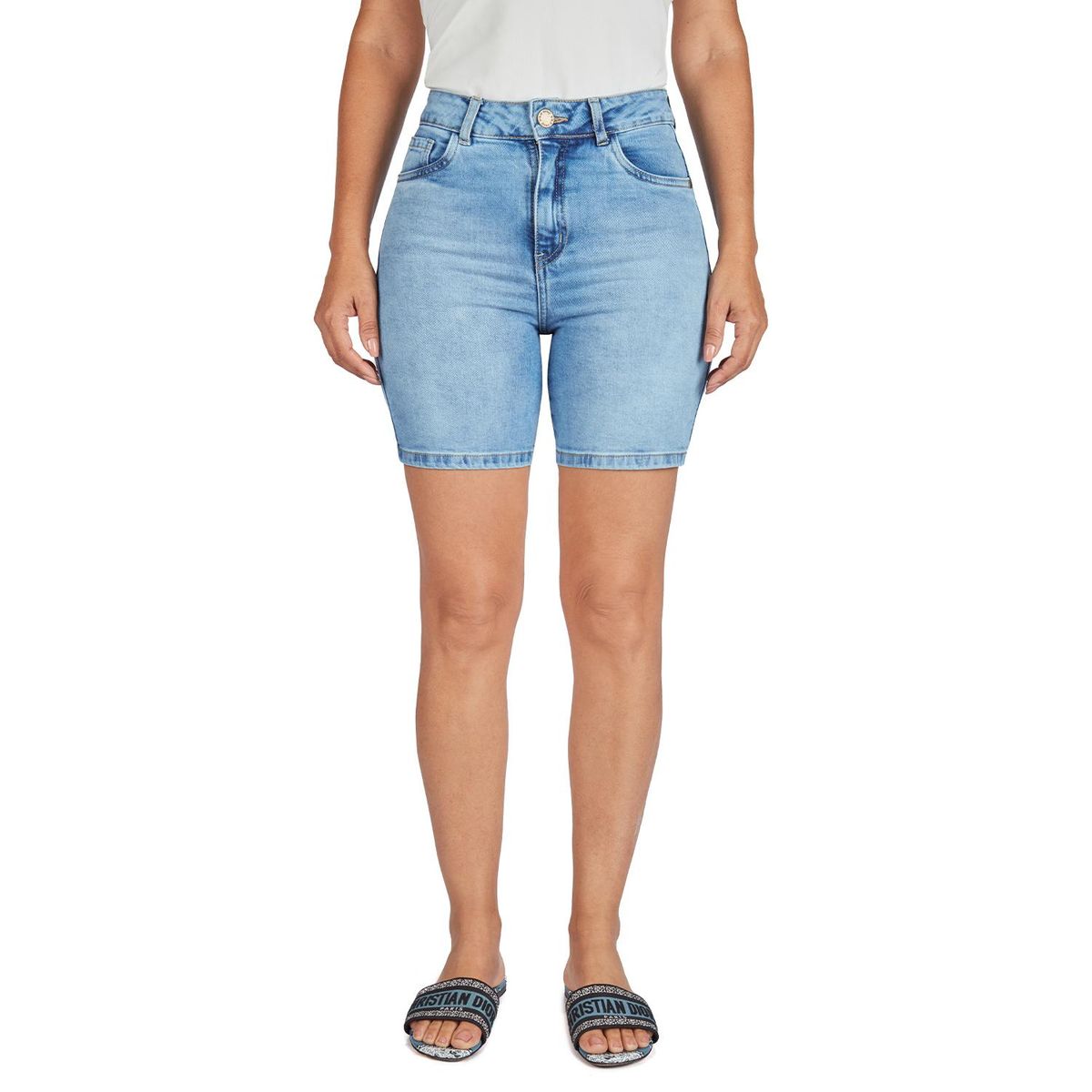 VRP BY VIVIANA RIVAS PLATA - Bermuda Algodón Mujer Vrp By Viviana Rivas Plata