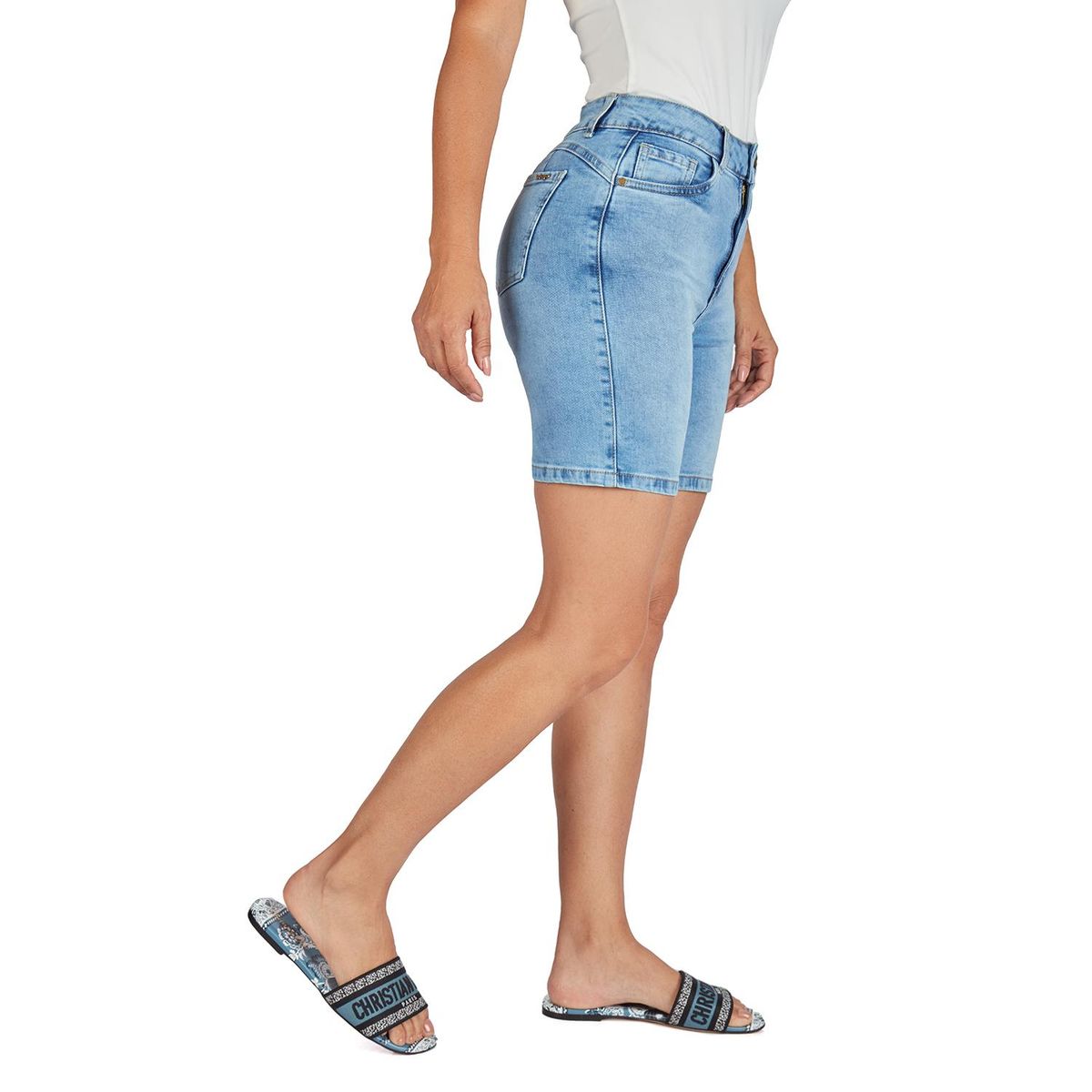 VRP BY VIVIANA RIVAS PLATA - Bermuda Algodón Mujer Vrp By Viviana Rivas Plata