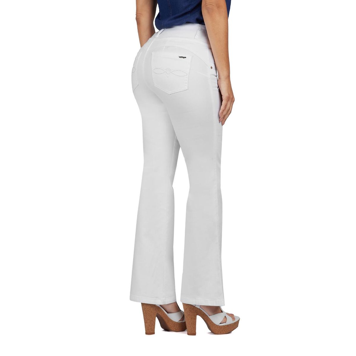 VRP BY VIVIANA RIVAS PLATA - Pantalón Flare Algodón Mujer Vrp By Viviana Rivas Plata