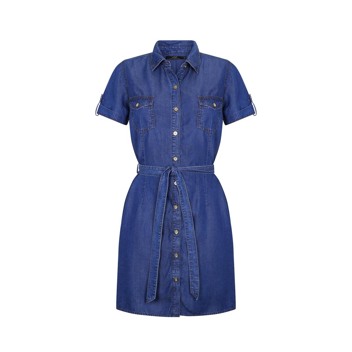 VRP BY VIVIANA RIVAS PLATA - Vestido Camisero Casual Mujer Vrp By Viviana Rivas Plata